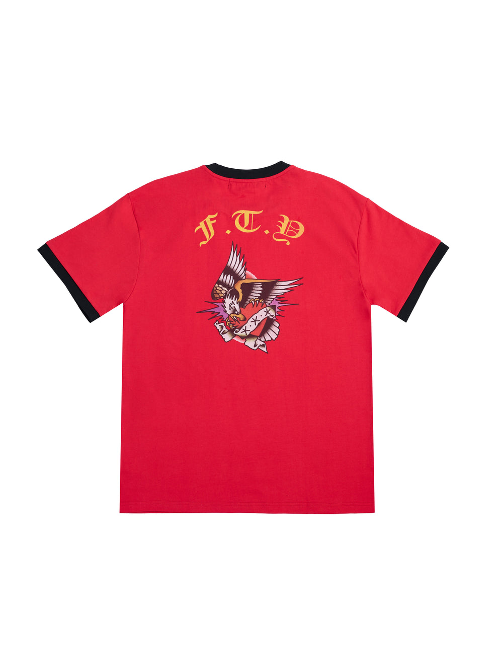 FTY PHOENIX RISE RINGER T-SHIRT - (RED)
