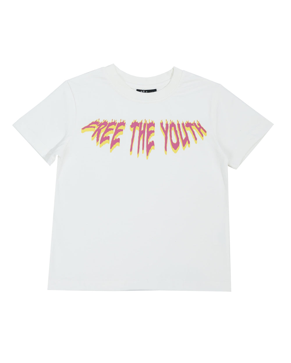 BLAZING TEE (WHITE) - KIDSWEAR