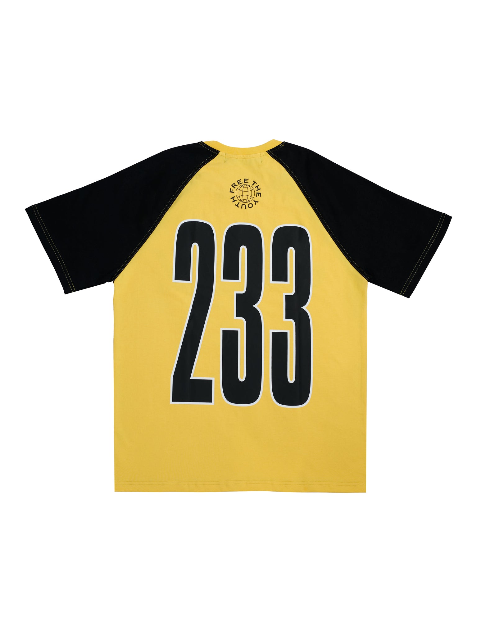 FTY 233 RAGLAN T-SHIRT - YELLOW