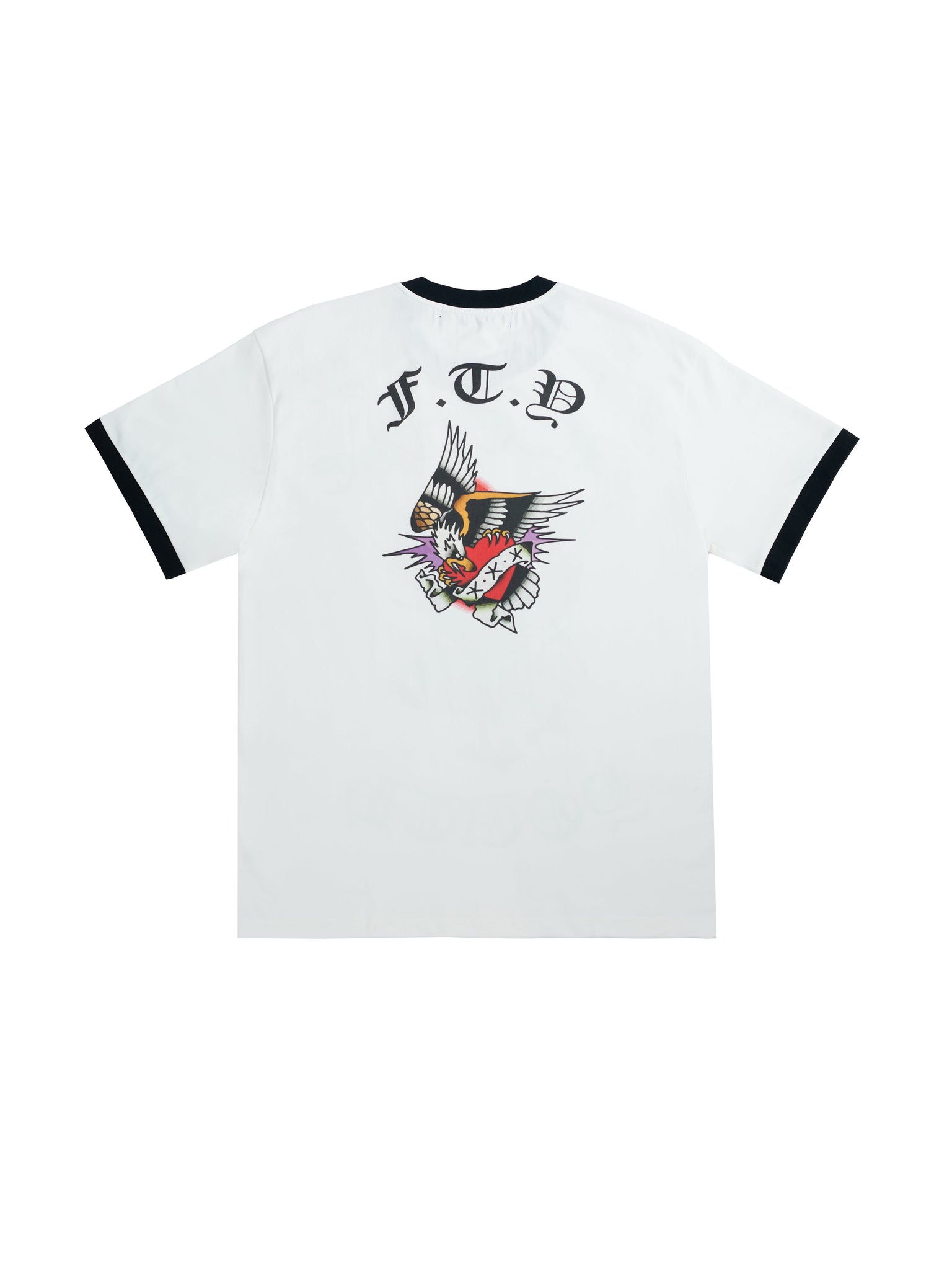 FTY PHOENIX RISE RINGER T-SHIRT - (WHITE)