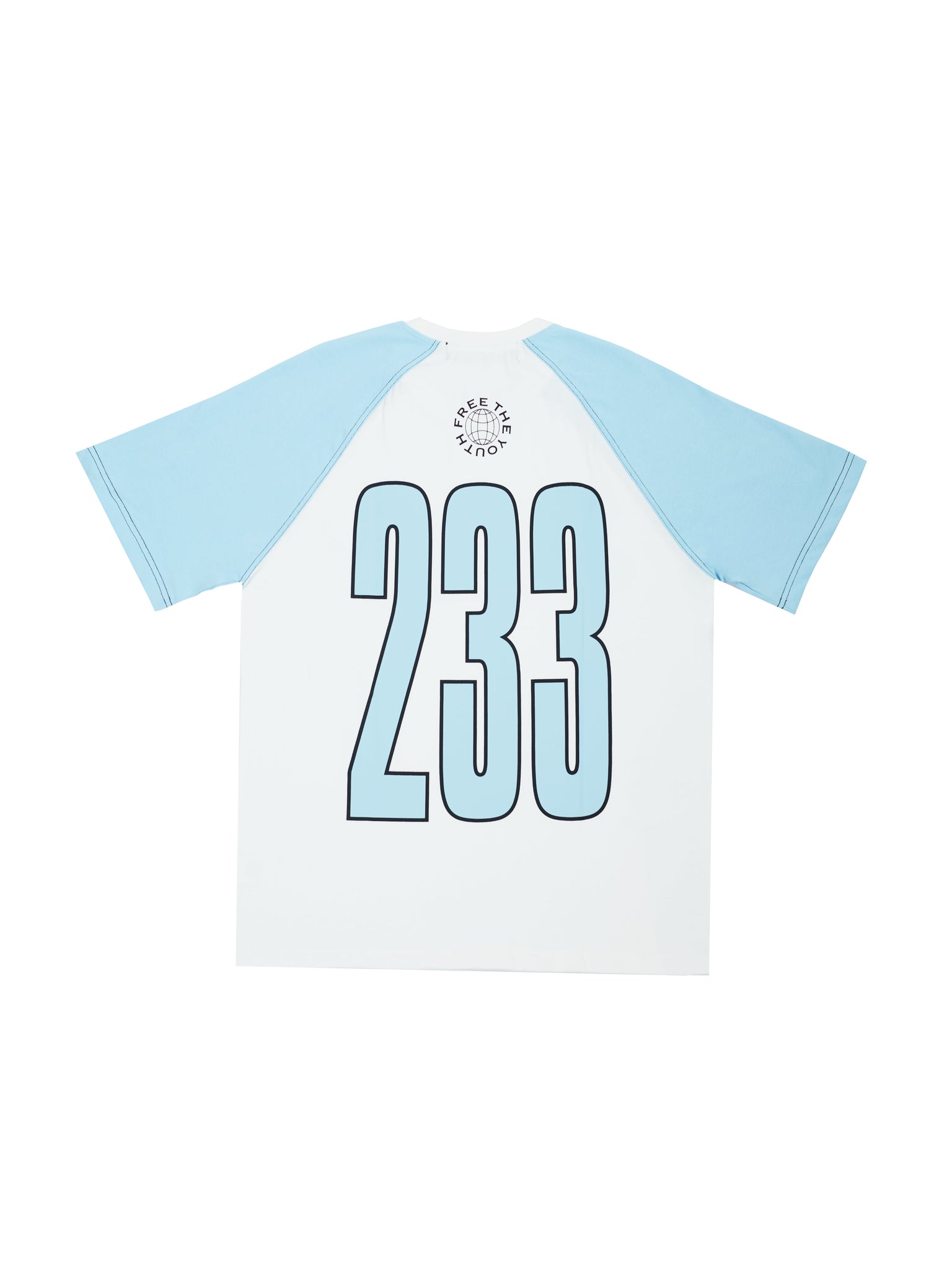 FTY 233 RAGLAN T-SHIRT - WHITE