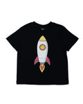 FTY ROCKET YOUTH TEE (BLACK) - KIDSWEAR