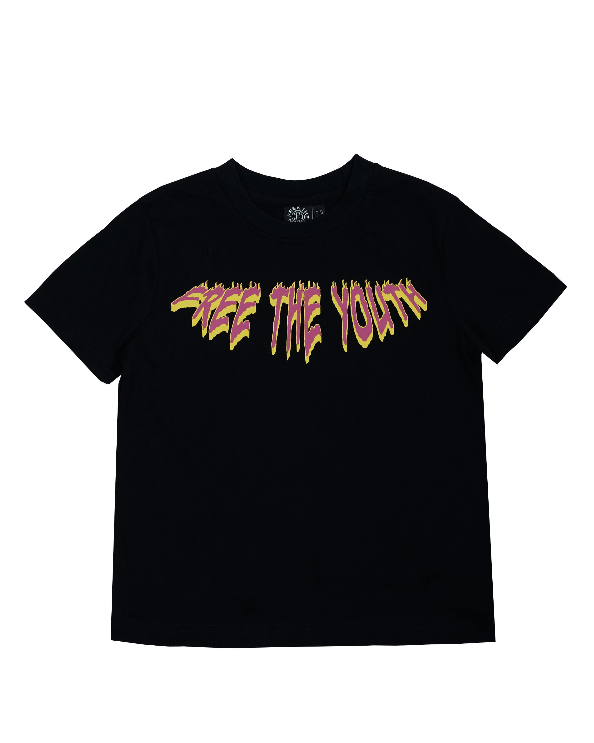 BLAZING TEE (BLACK) - KIDSWEAR