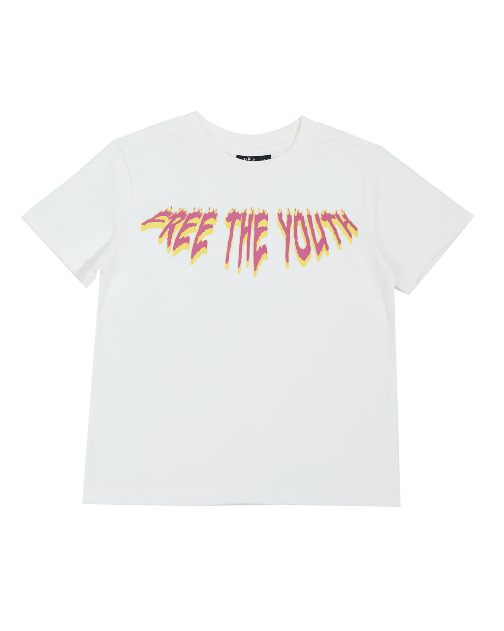 BLAZING TEE (WHITE) - KIDSWEAR