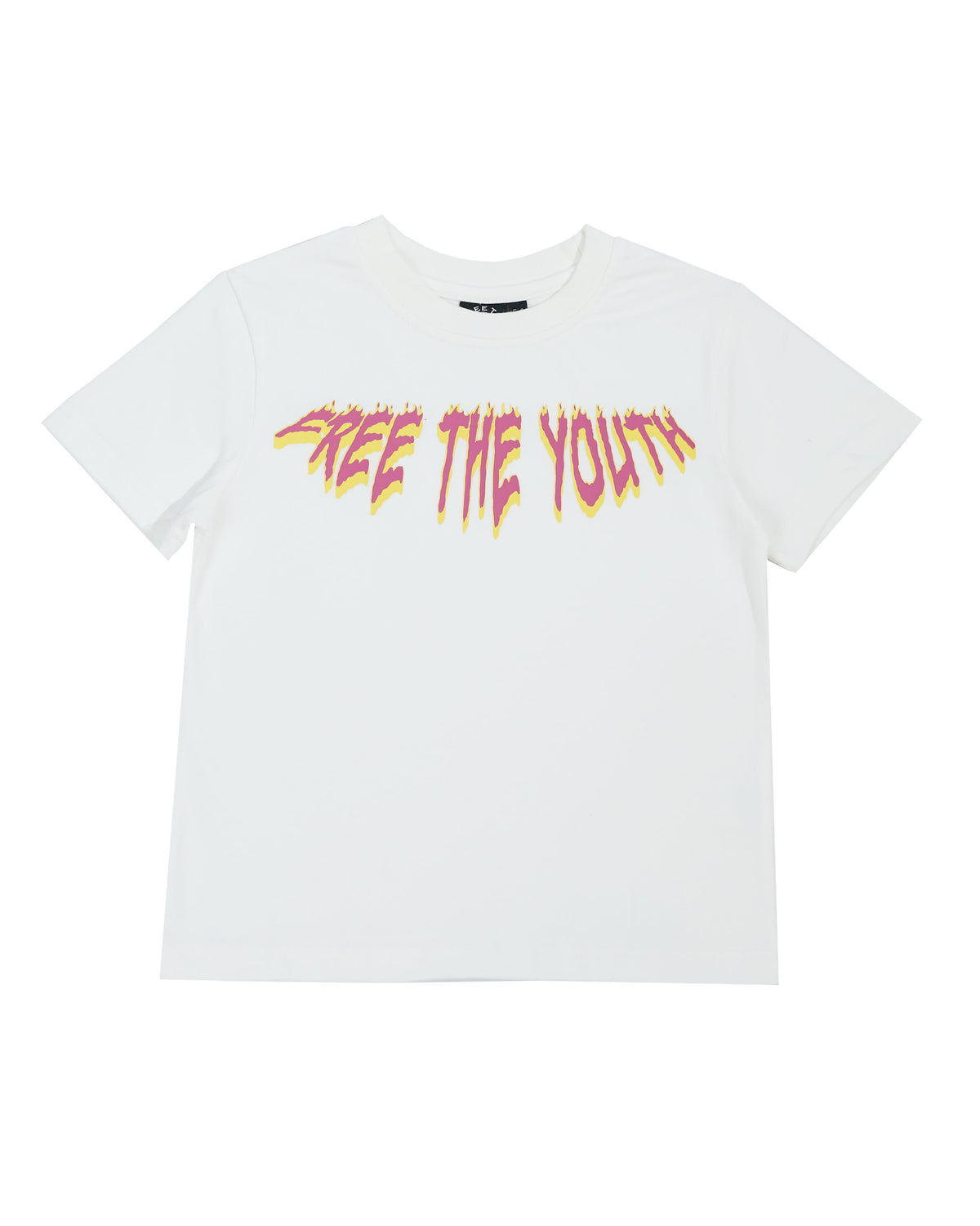 BLAZING TEE (WHITE) - KIDSWEAR