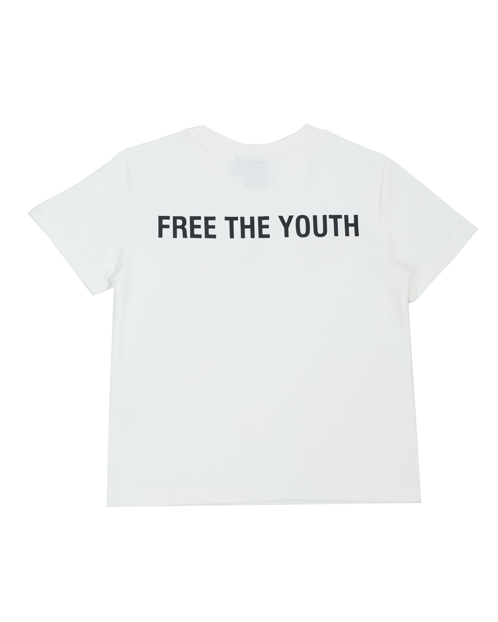 BLAZING TEE (WHITE) - KIDSWEAR