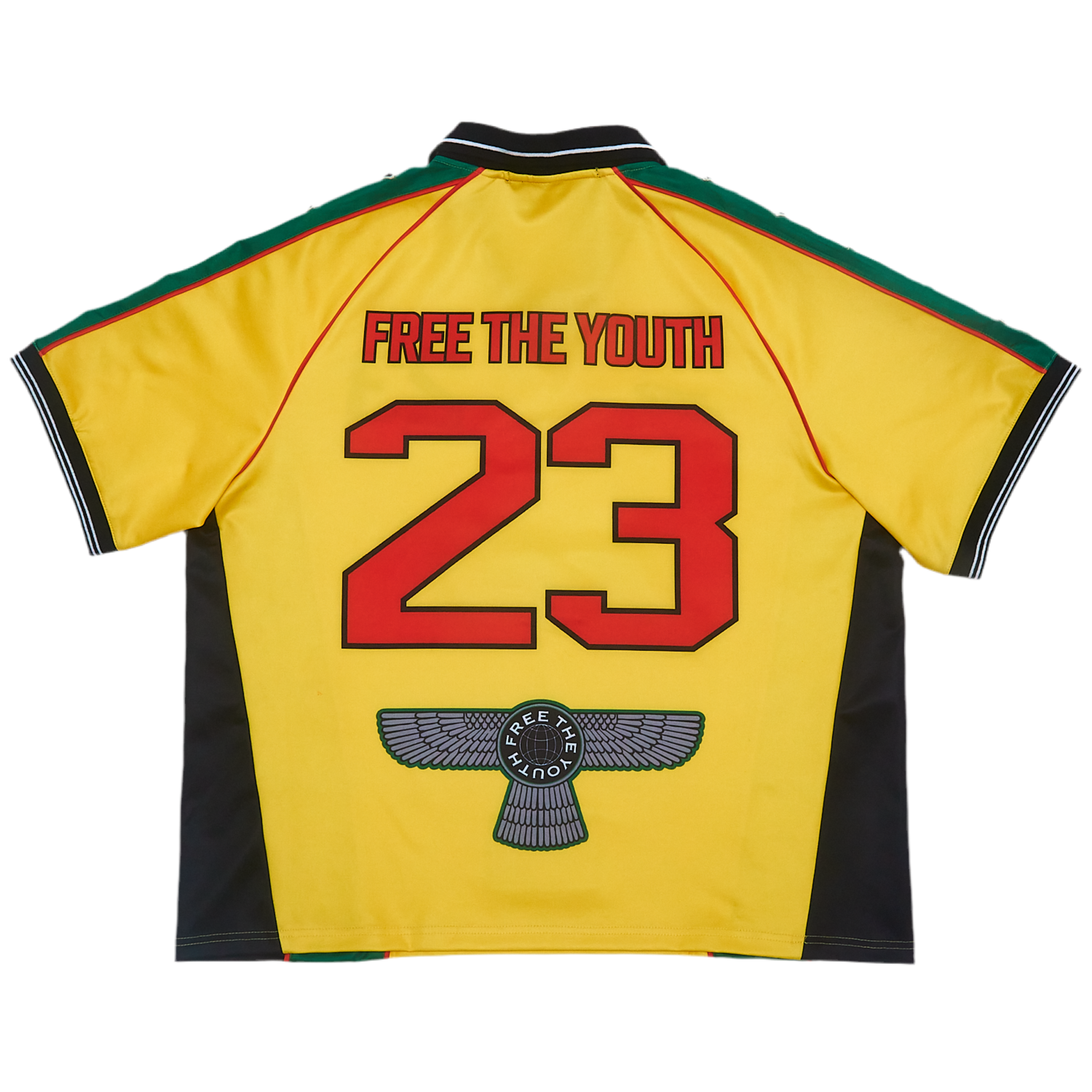 FTY GHANA SOCCER  JERSEY - YELLOW