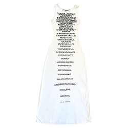 BABE YOUTH ‘Affirmation’ Dress - WHITE