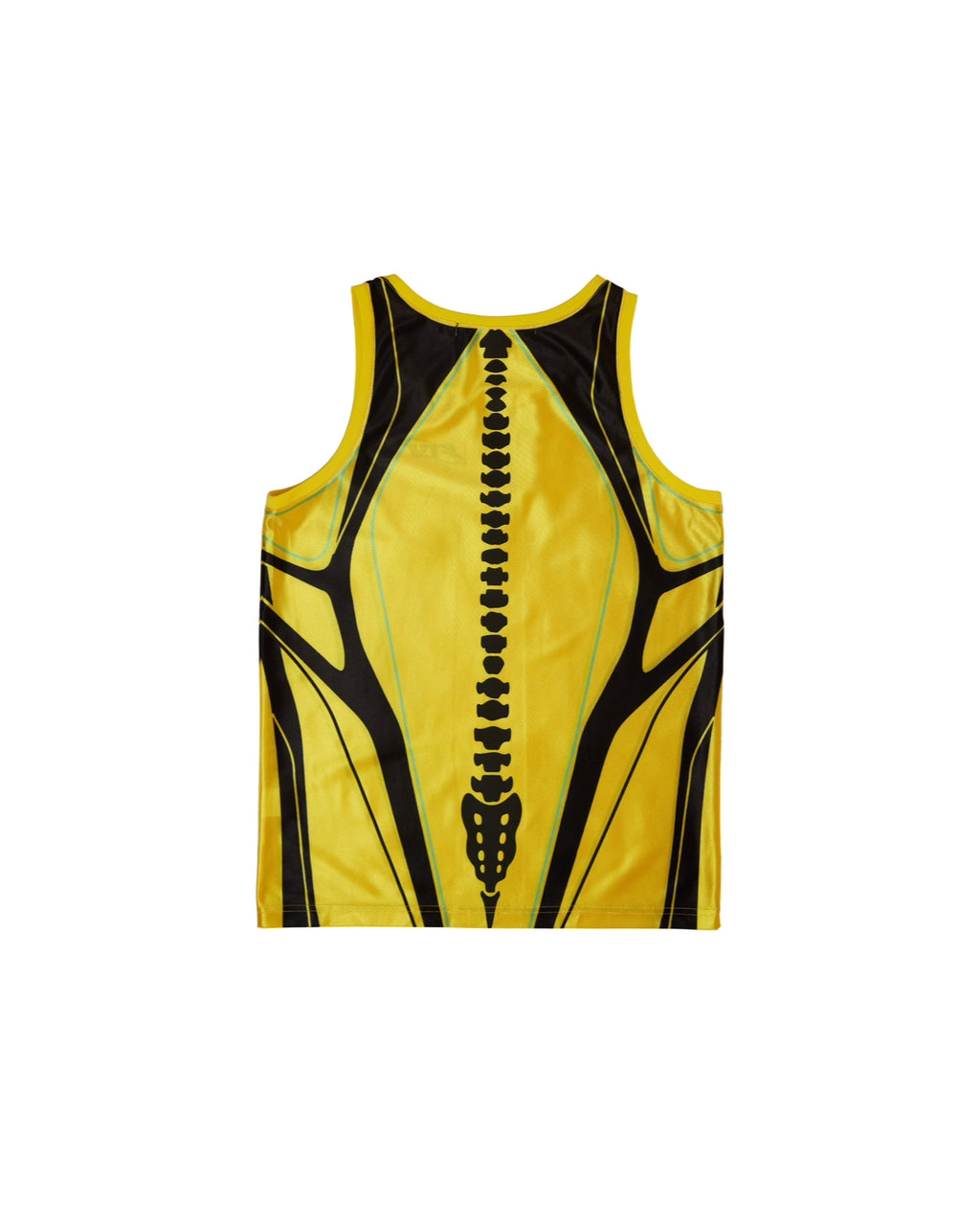 FTY REFLECTIVE SPINAL CYCLING VEST - YELLOW