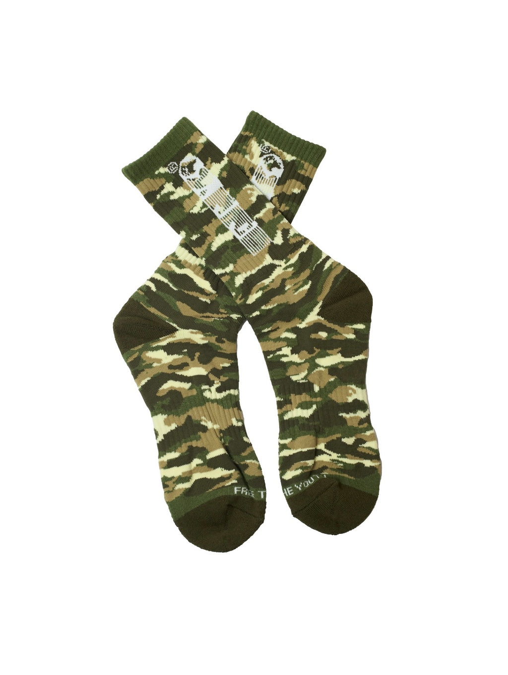 FTY STRIPES LOGO SOCKS - CAMOUFLAGE