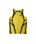 FTY REFLECTIVE SPINAL CYCLING VEST - YELLOW