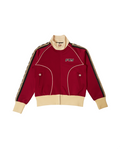FTY TEAR CHAIN 'ZIP UP' TRACK JACKET - BURGUNDY