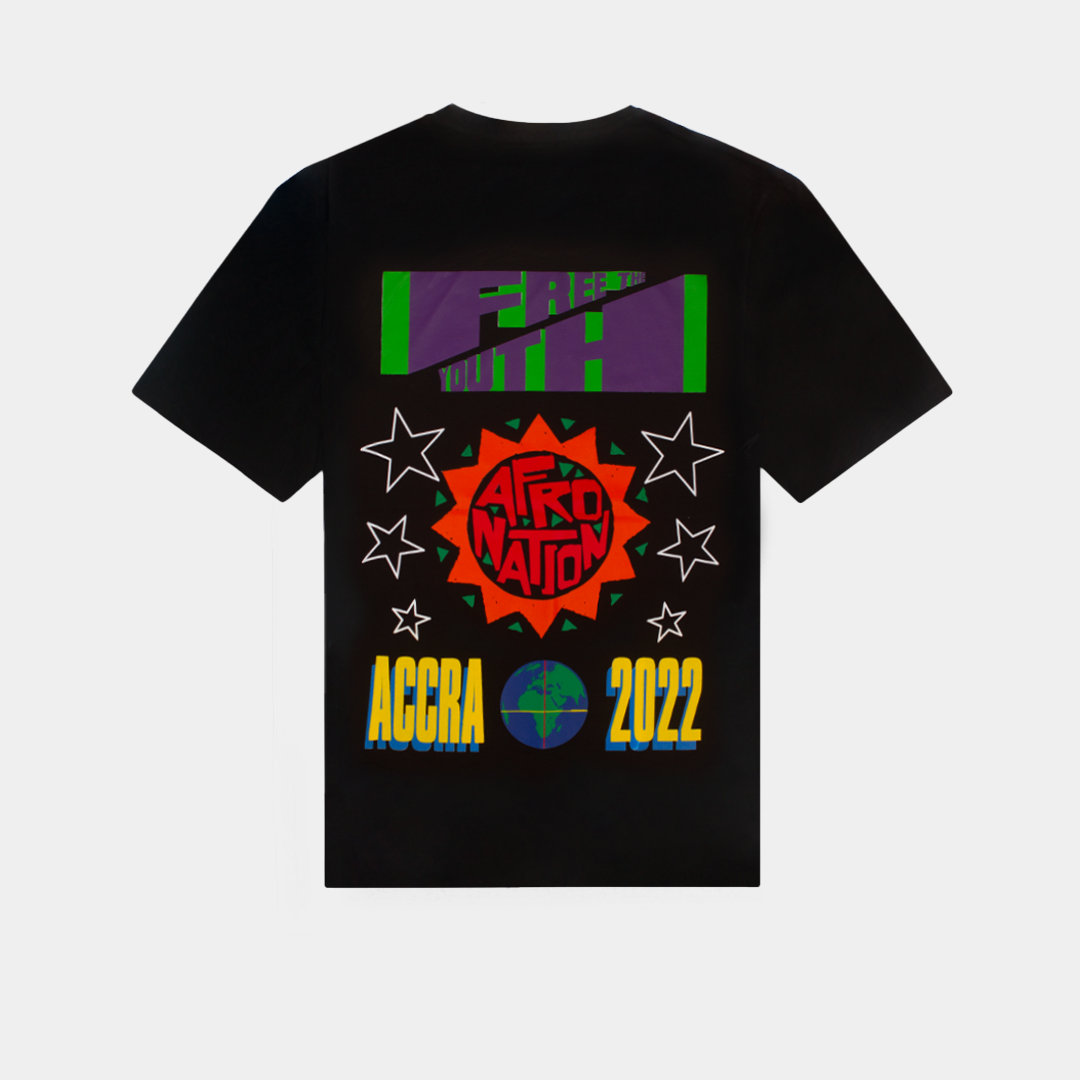 FTY x  AFRO NATION T-SHIRT - BLACK