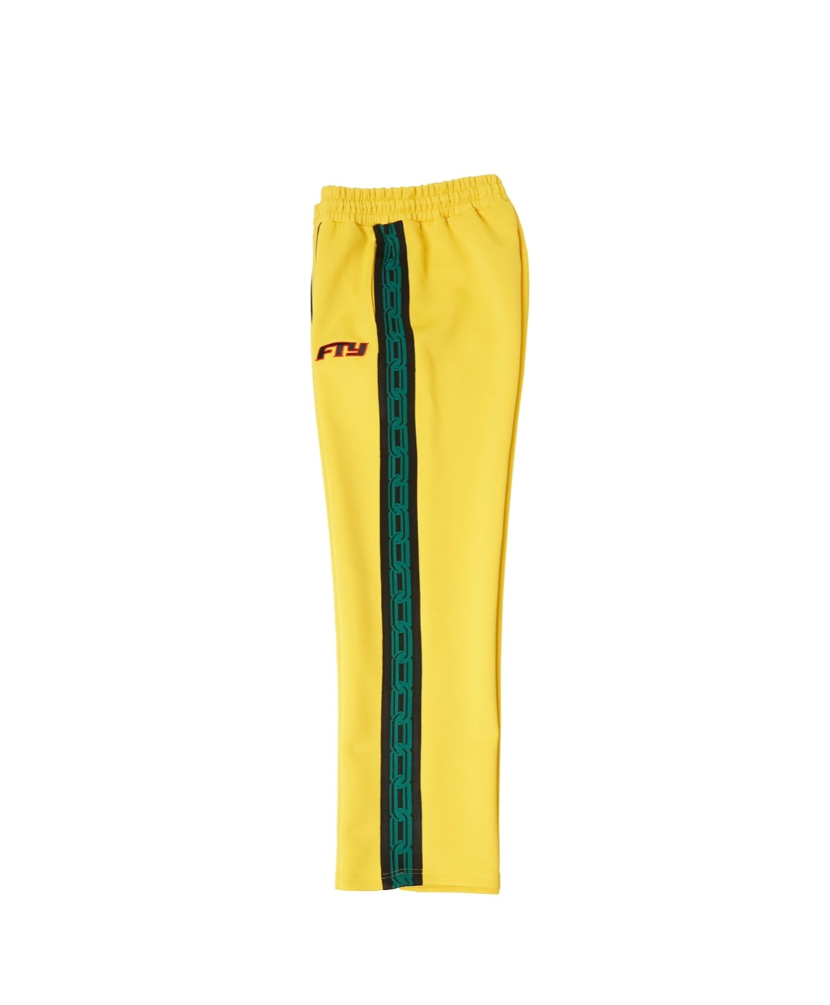 FTY TEAR CHAIN TRACK PANTS - YELLOW