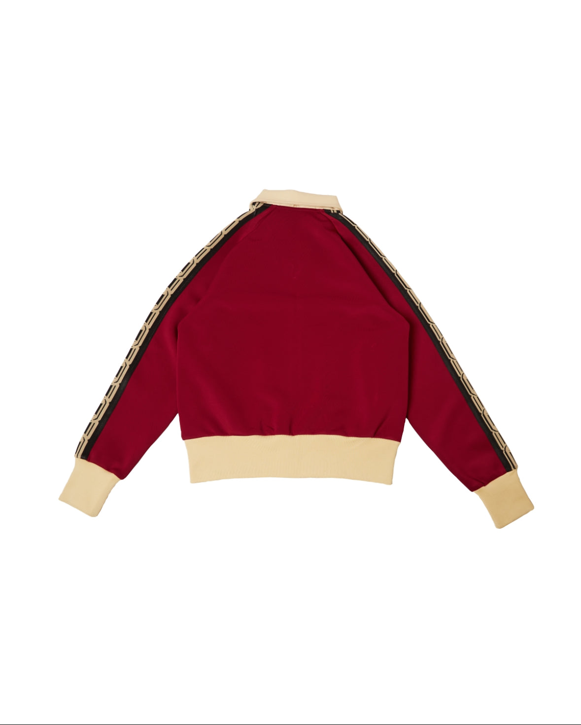 FTY TEAR CHAIN 'ZIP UP' TRACK JACKET - BURGUNDY