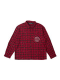 FTY CRYSTAL GRID FLANNEL - RED