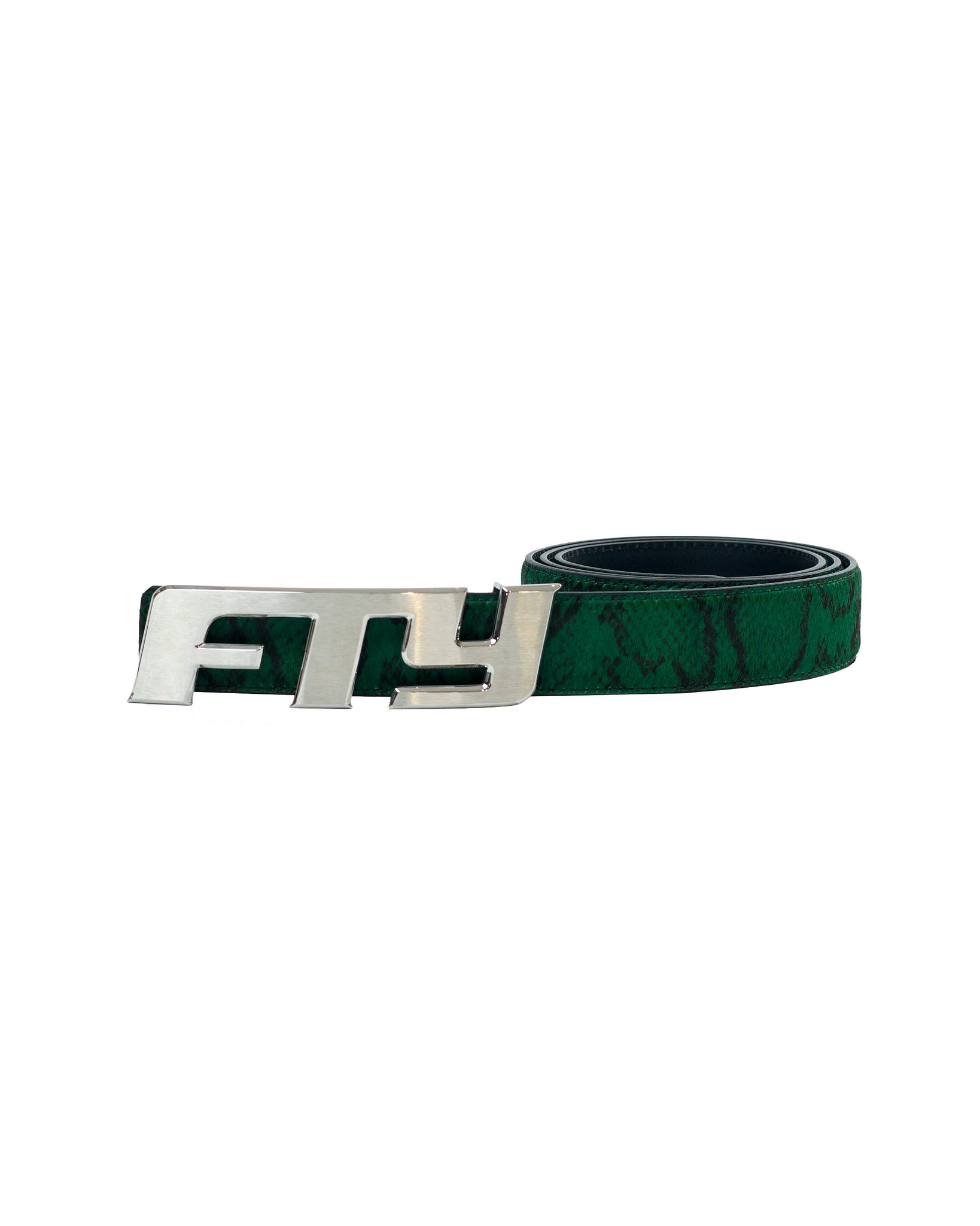 FTY LOGO BELT - GREEN / TURQUOISE GREEN
