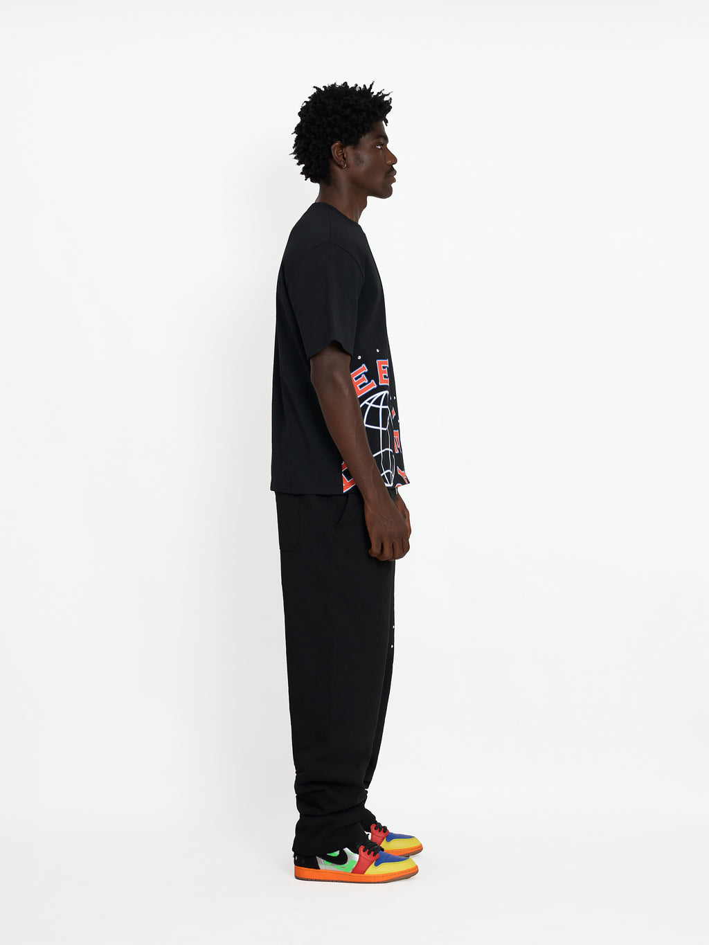 FTY ECLIPSE  T-SHIRT -  BLACK