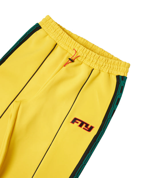 FTY TEAR CHAIN TRACK PANTS - YELLOW