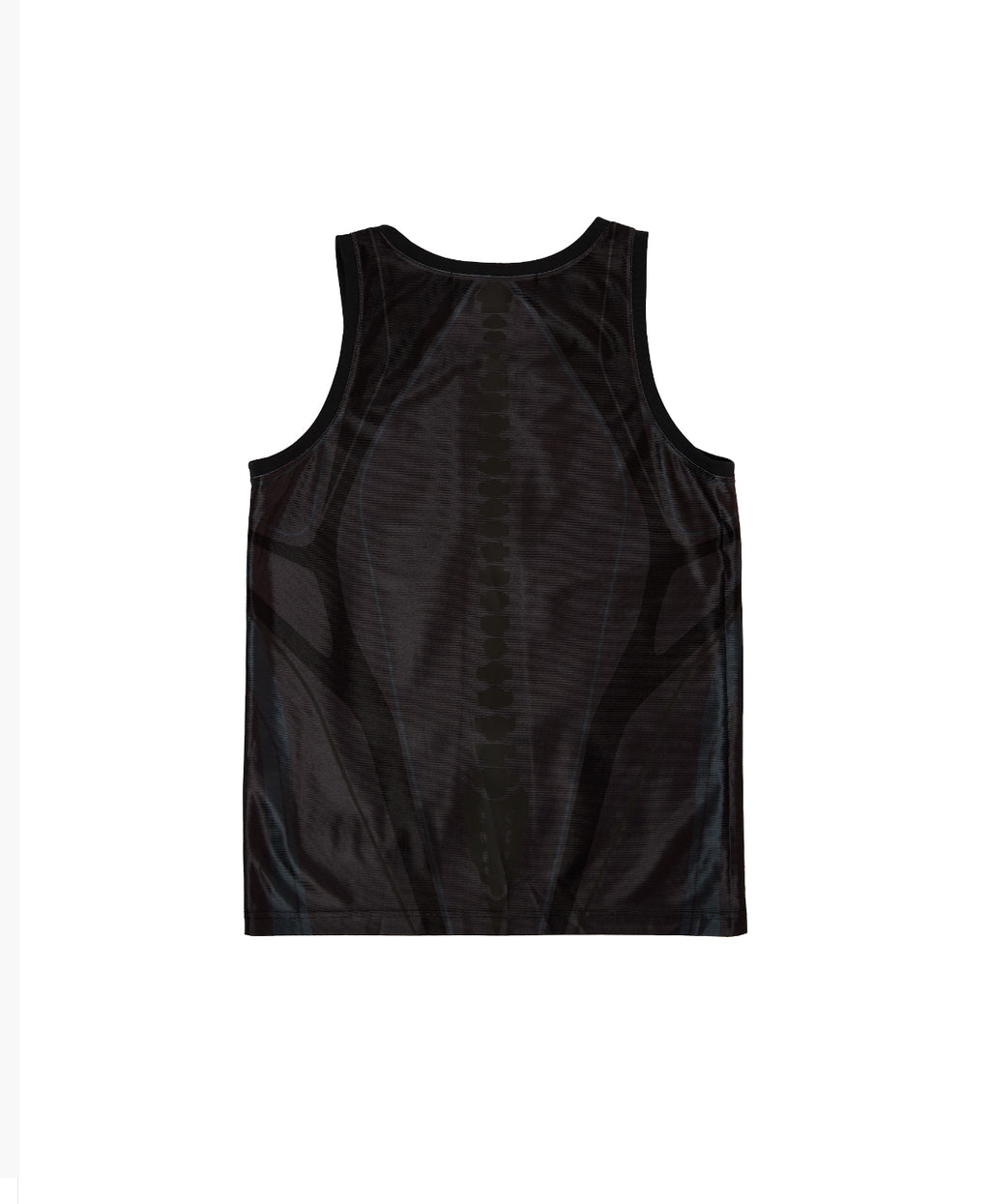 FTY REFLECTIVE SPINAL CYCLING VEST - BLACK