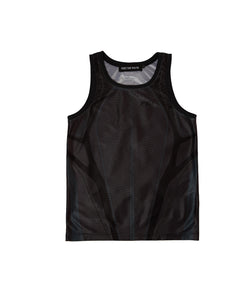 FTY REFLECTIVE SPINAL CYCLING VEST - BLACK
