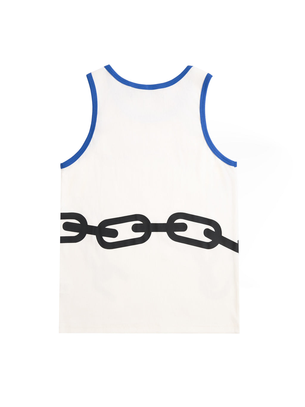 FTY TEAR CHAIN TANK TOP - WHITE