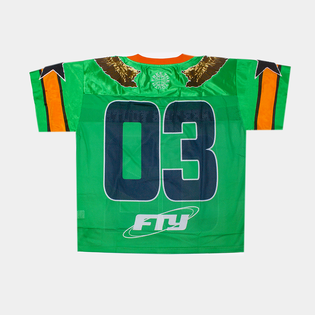 FTY NEW AMERICAN FOOTBALL JERSEY - GREEN