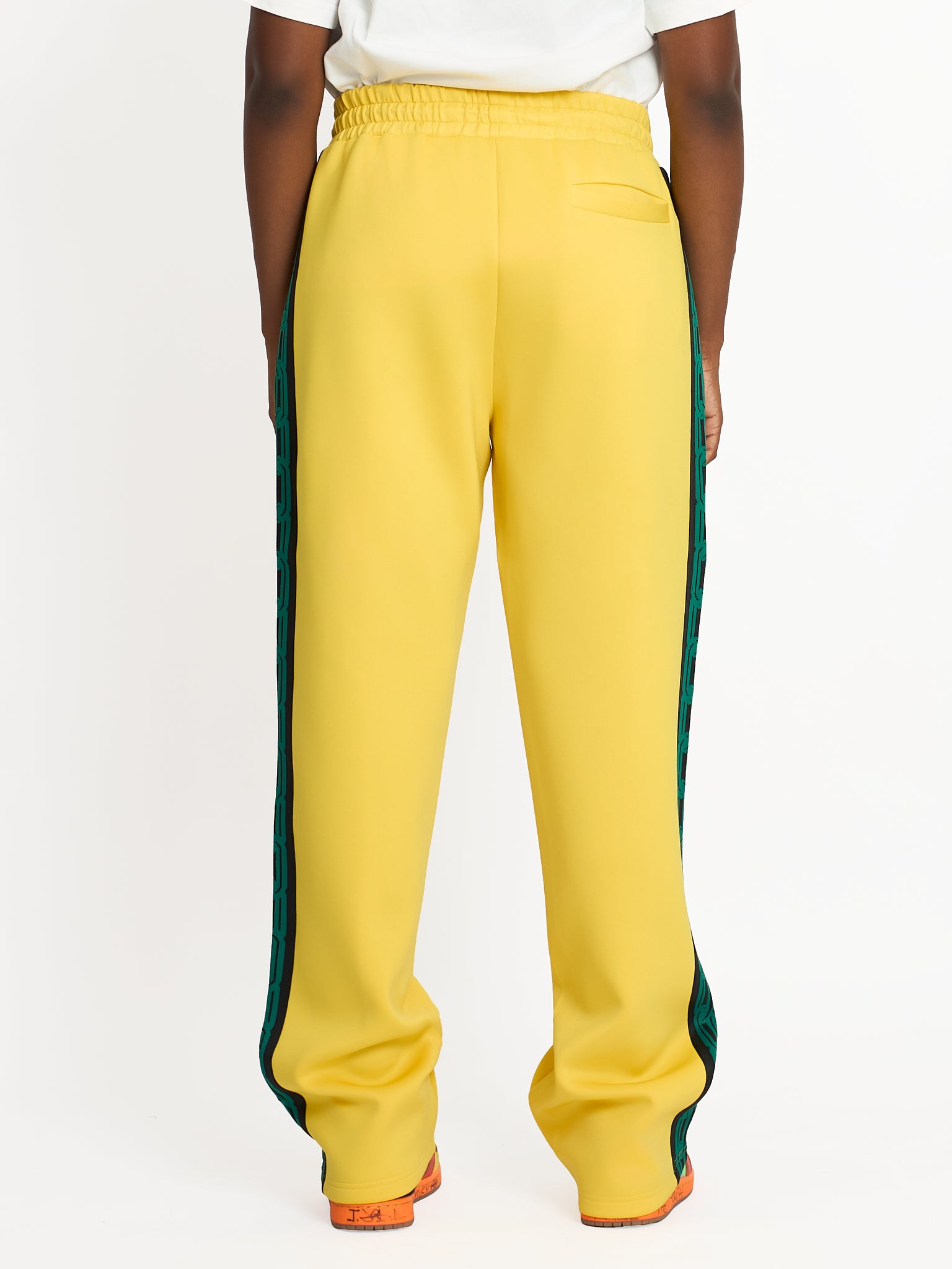 FTY TEAR CHAIN TRACK PANTS - YELLOW