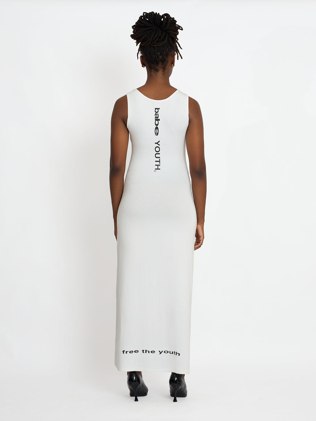 BABE YOUTH ‘Affirmation’ Dress - WHITE