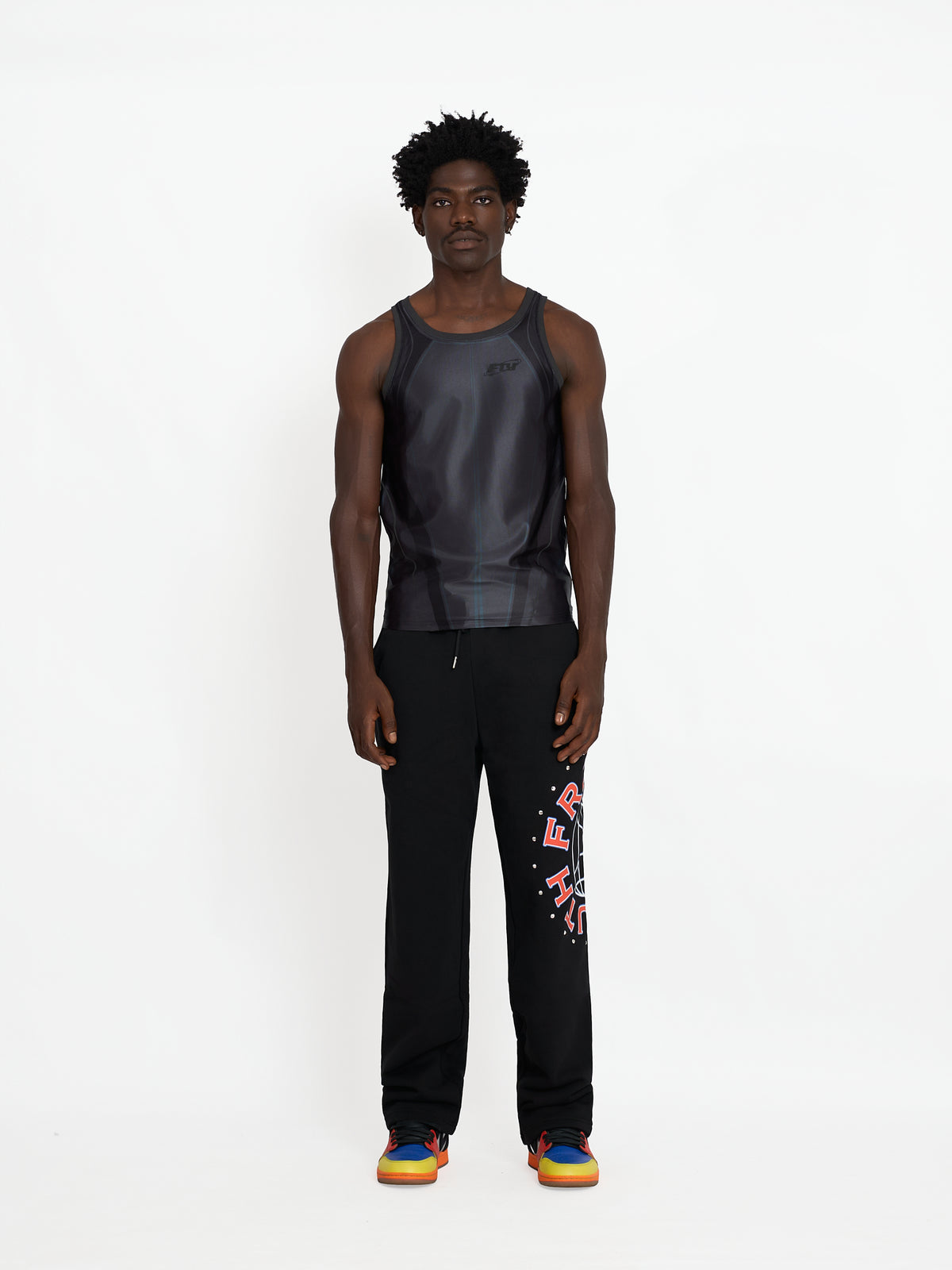 FTY REFLECTIVE SPINAL CYCLING VEST - BLACK