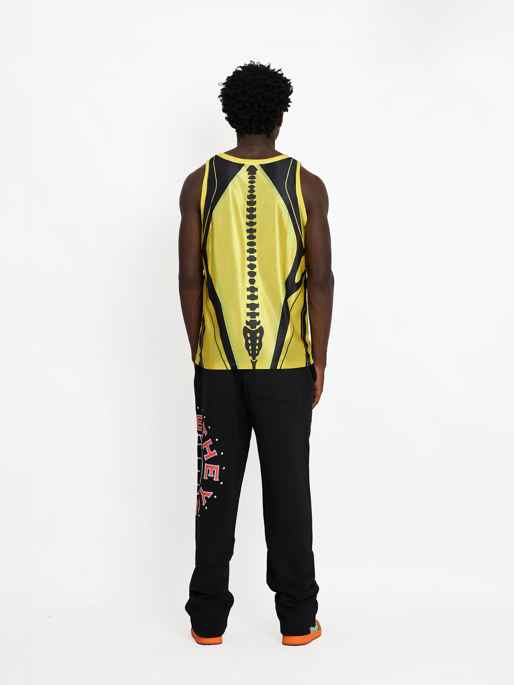 FTY REFLECTIVE SPINAL CYCLING VEST - YELLOW