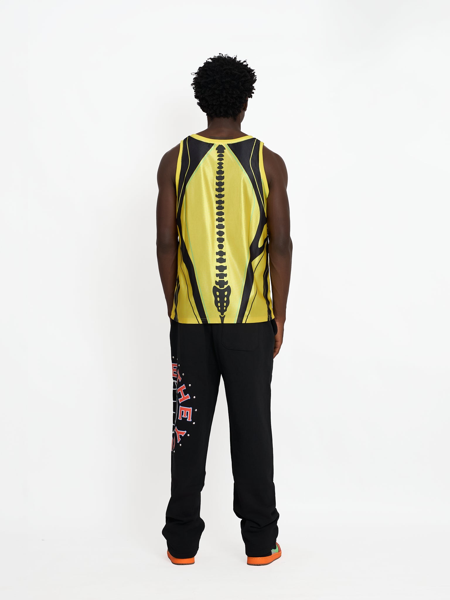 FTY REFLECTIVE SPINAL CYCLING VEST - YELLOW