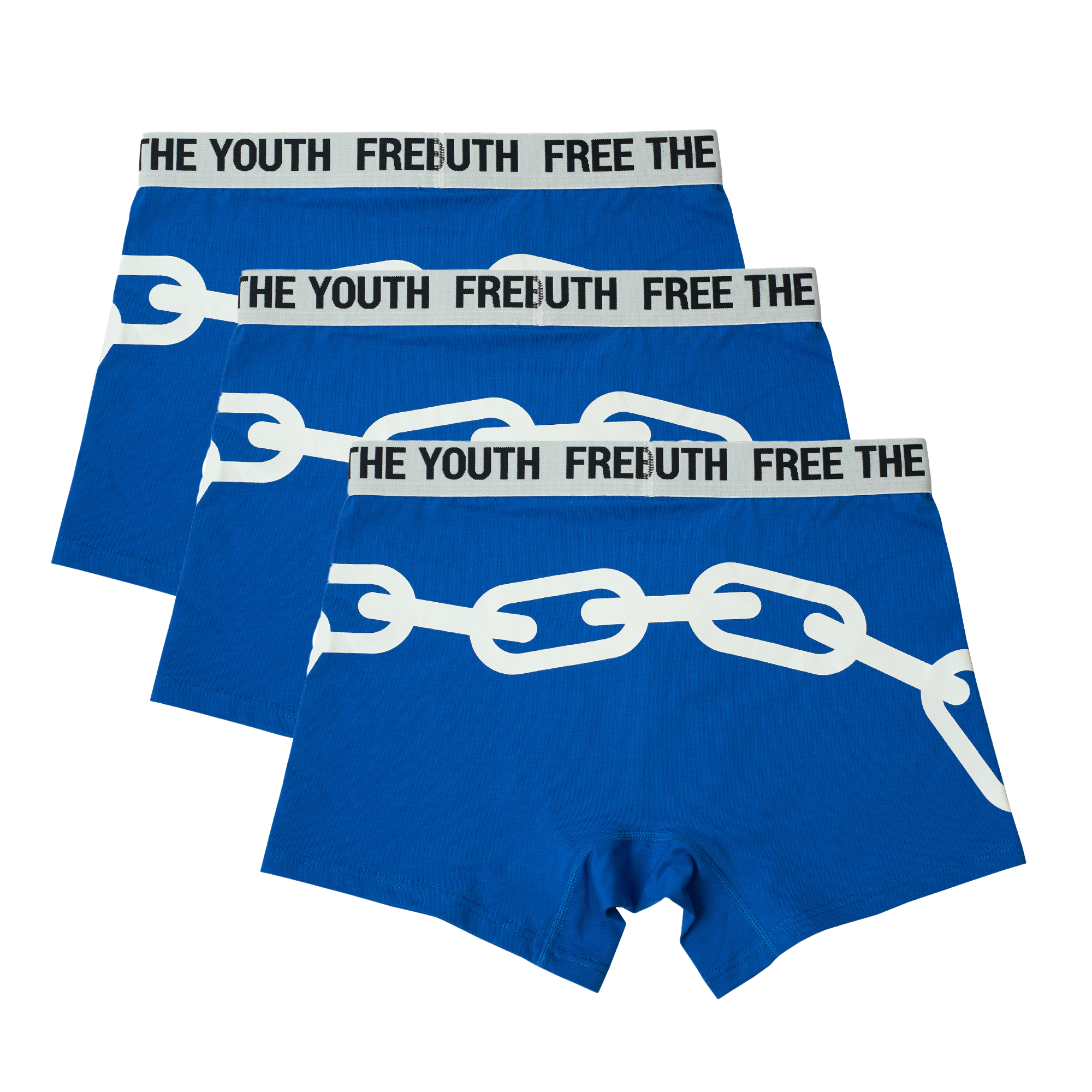 FTY TEAR CHAIN BOXERS - BLUE