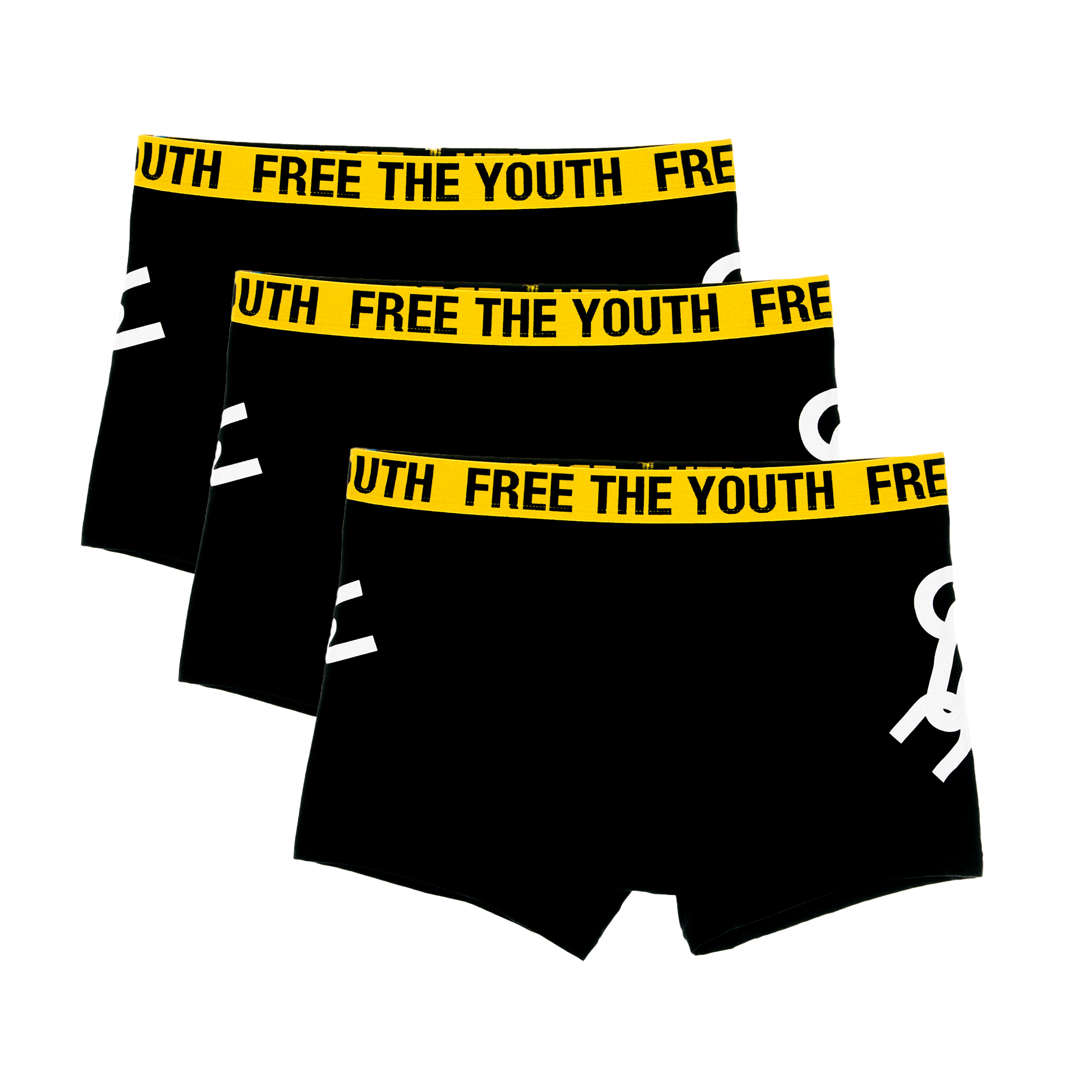 FTY TEAR CHAIN BOXERS - BLACK
