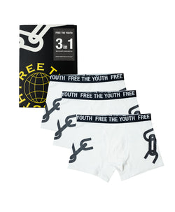 FTY TEAR CHAIN BOXERS - WHITE