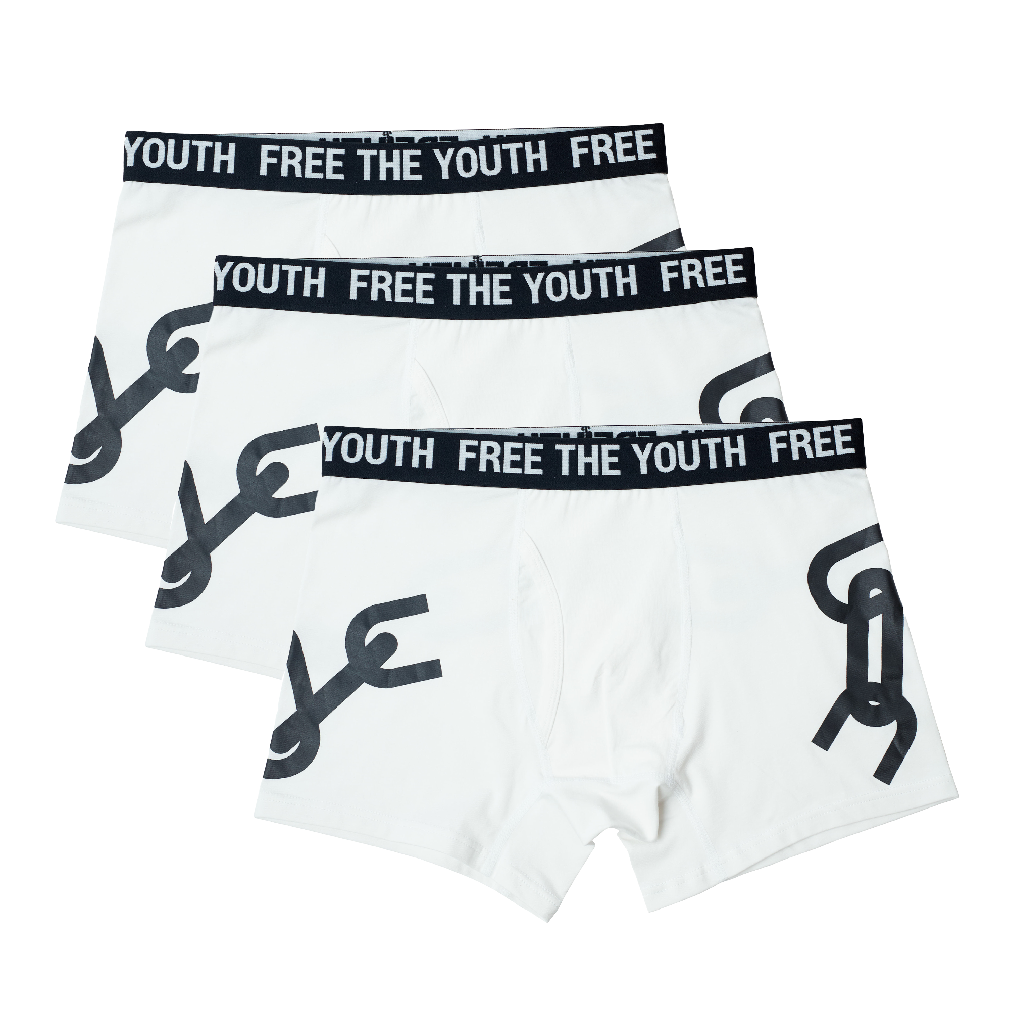 FTY TEAR CHAIN BOXERS - WHITE