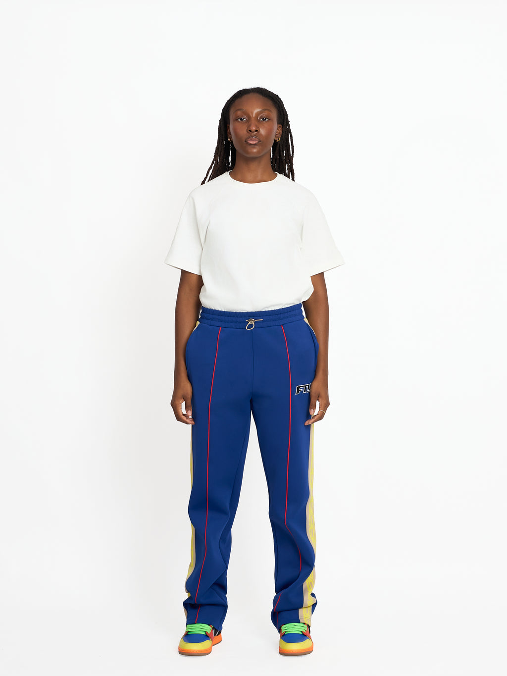FTY TEAR CHAIN TRACK PANTS -  D BLUE