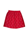 FTY MONOGRAM MESH SHORTS - RED