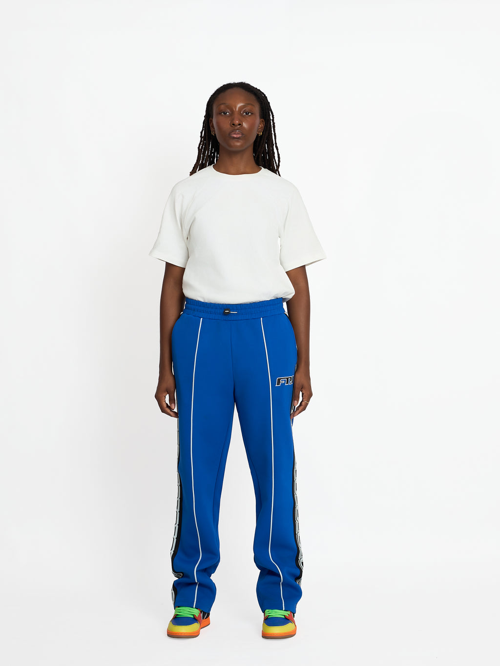 FTY TEAR CHAIN TRACK PANTS - BLUE